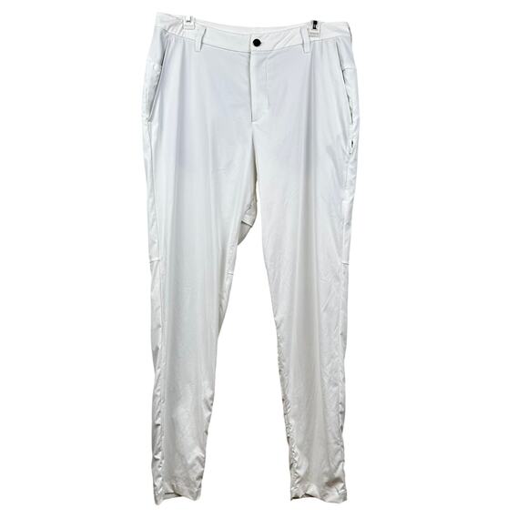 Lululemon Commission Golf Pant Stretch White Men's 34 Active Resort Performance - Picture 1 of 14